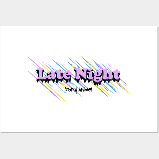 Late Night Party Animal Wall Art by fractal_dreamer